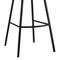 Armen Living Tandy Black Faux Leather and Black Metal 26" Counter Stool LCTNBABLBL26 - alternate 5